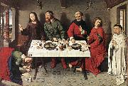 BOUTS, Dieric the Elder Christ in the House of Simon f oil painting artist
